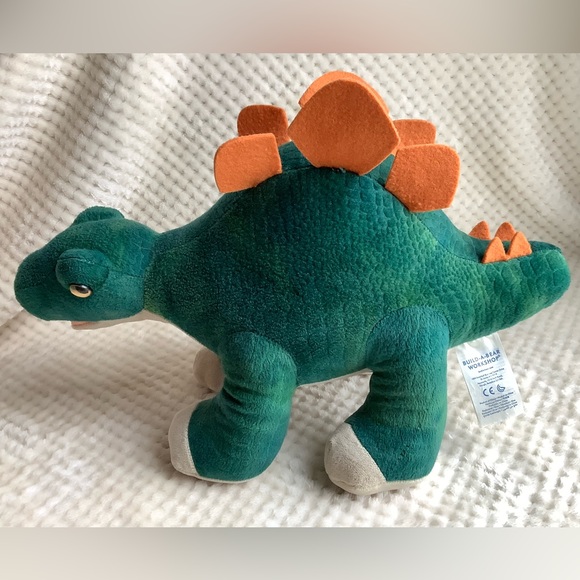 Build A Bear Workshop Plush Stegosaurus Dinosaur Stuffed Animal Jurassic Toy - Picture 5 of 15